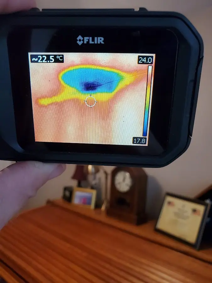 Thermal imaging inspection for water damage in Colton