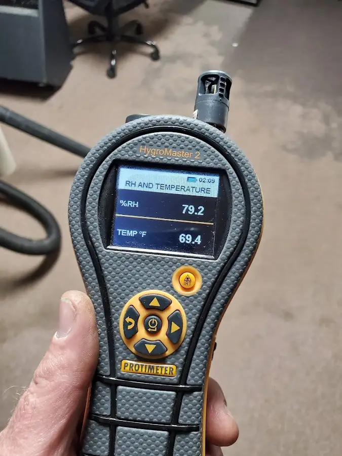 Moisture meter humidity assessment for Fire & Smoke Damage Restoration in Colton